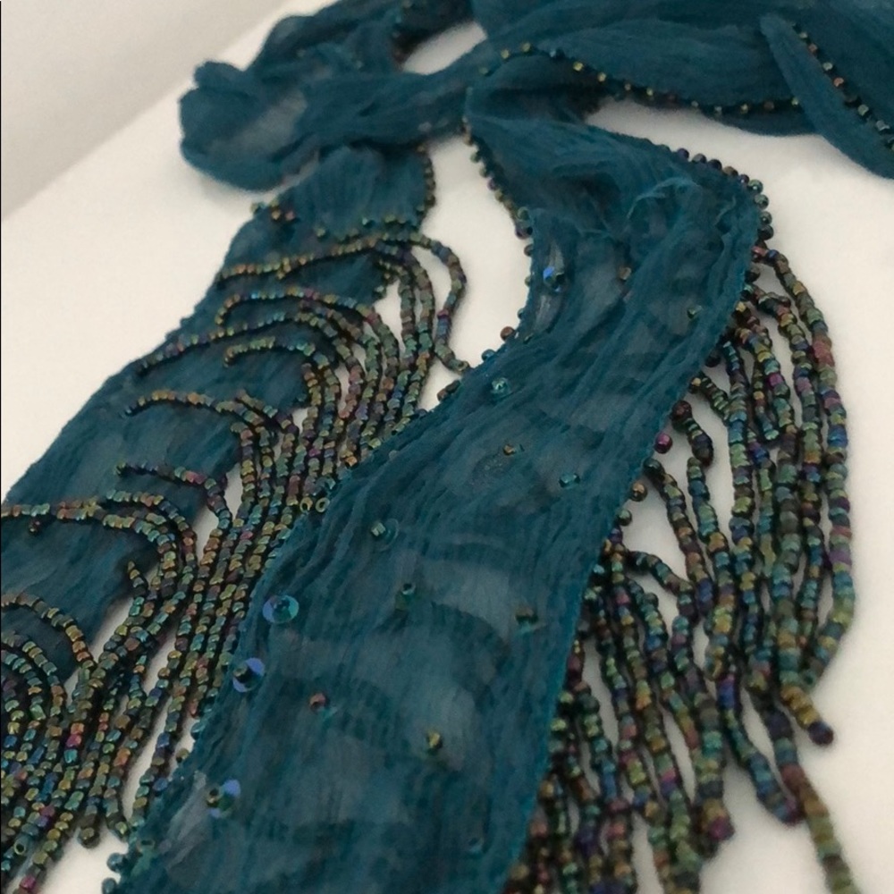 COPY - BOHEMIAN SILK BEADED W/SEQUINS UNIQUE NWOT